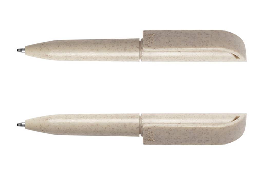 Bolígrafo de Bola con Mecanismo de Giro Mini en Línea Natural - Catral