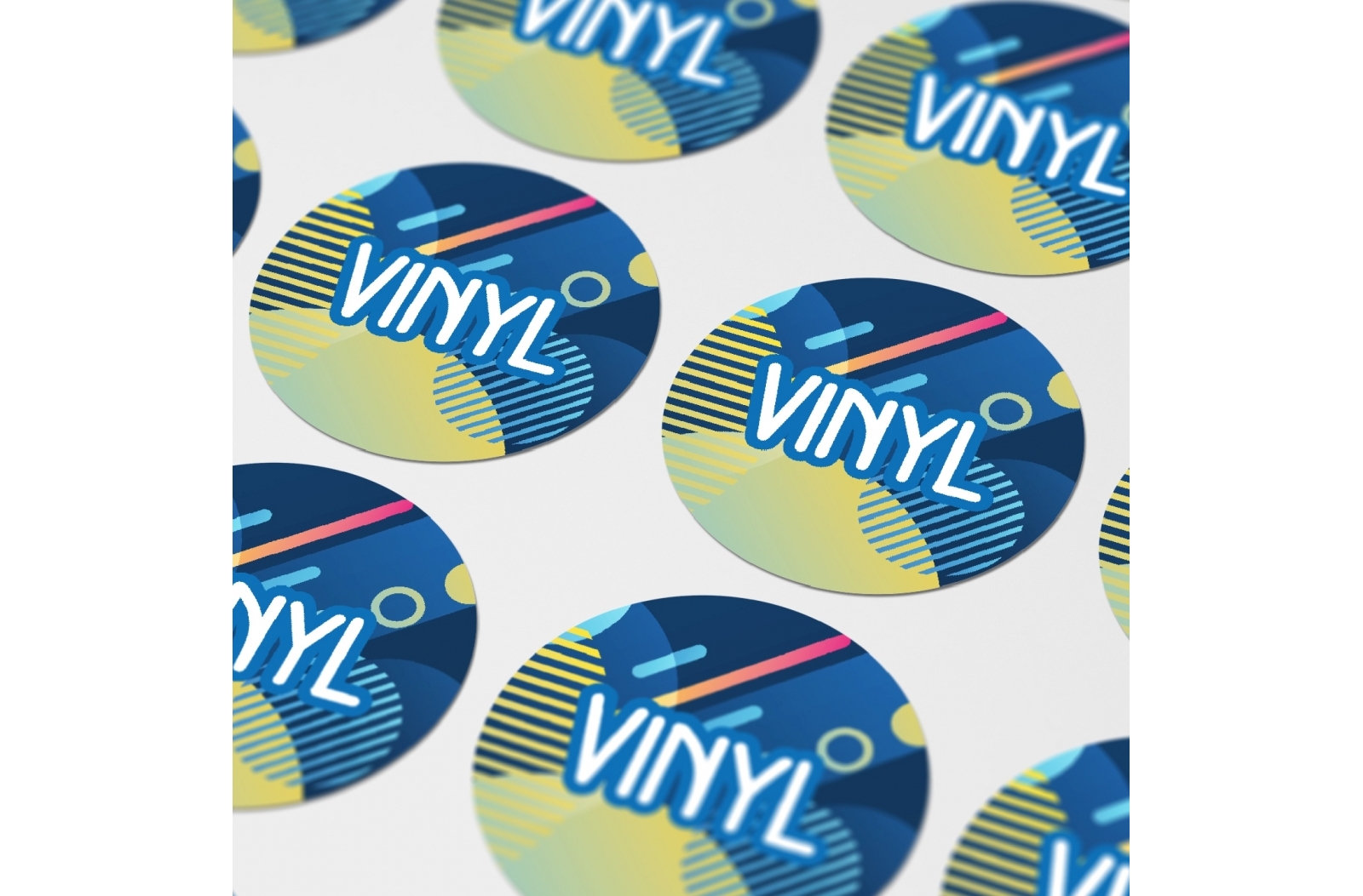 Pegatina Redonda de Vinilo Ø 50 mm - Aguarón