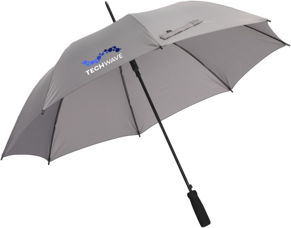 Paraguas compacto de poliéster pongee RPET - Rubí