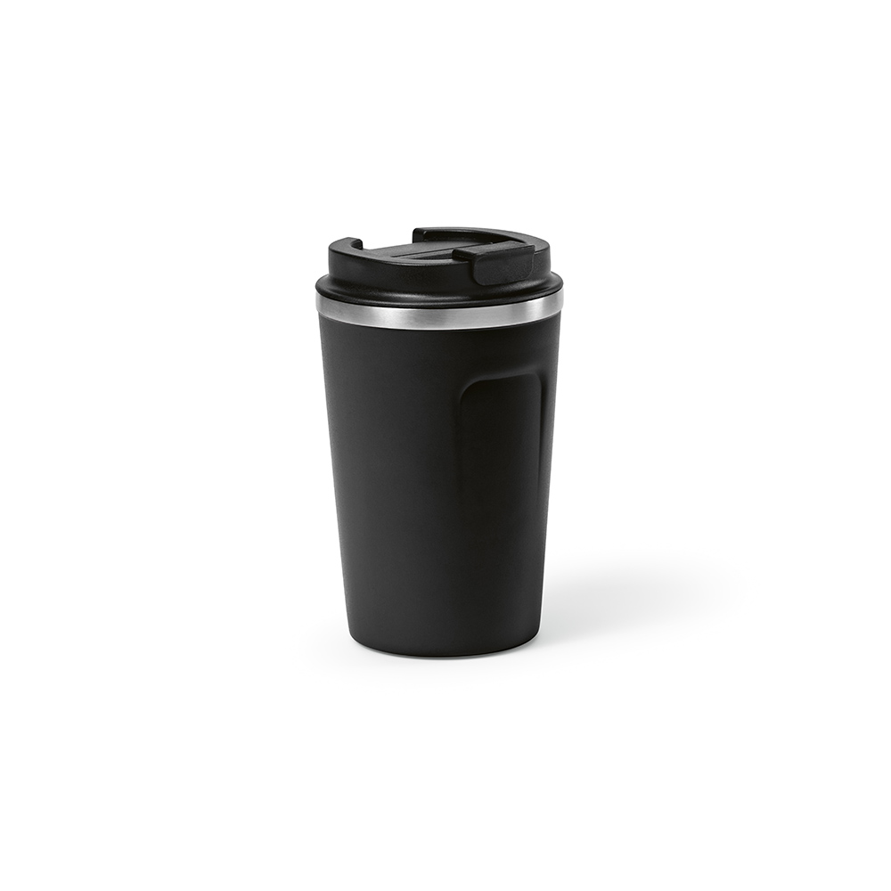 Taza de Viaje EcoSorb Acero Inoxidable Reciclado 490 ml - Torres de Berrellén