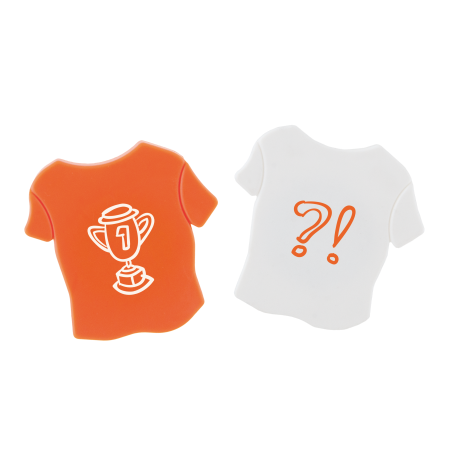 Imán de camiseta de plástico con logotipo - Miguelturra