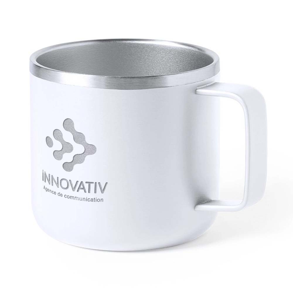Elegante Taza de Acero Inoxidable de Dos Tonos - Kettlethorpe - Plan