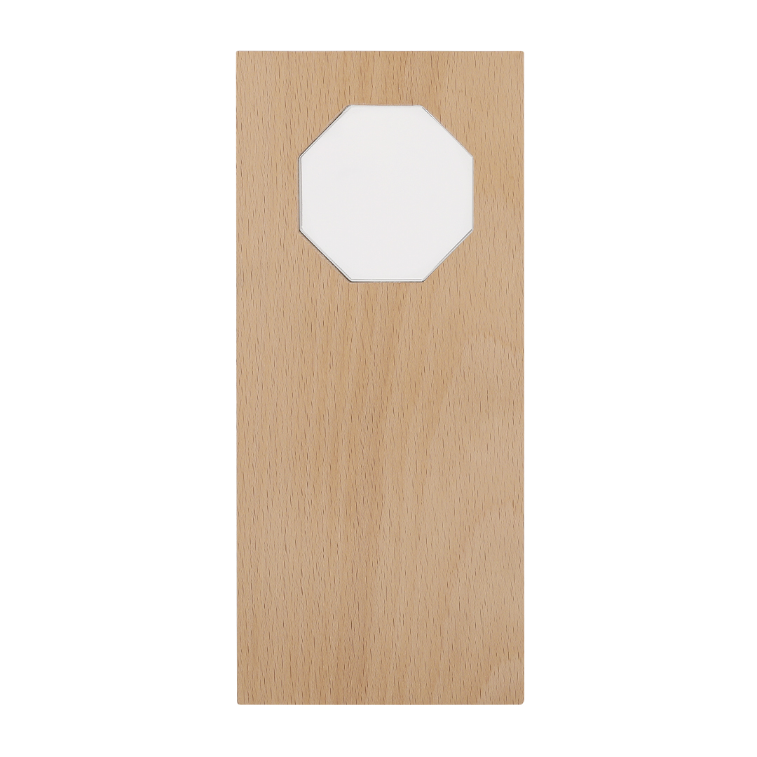 Placa de Trofeo Octagonal - Binéfar
