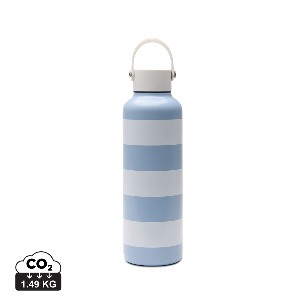Botella Térmica Reciclada Estriada - La Almolda impreso con logotipo