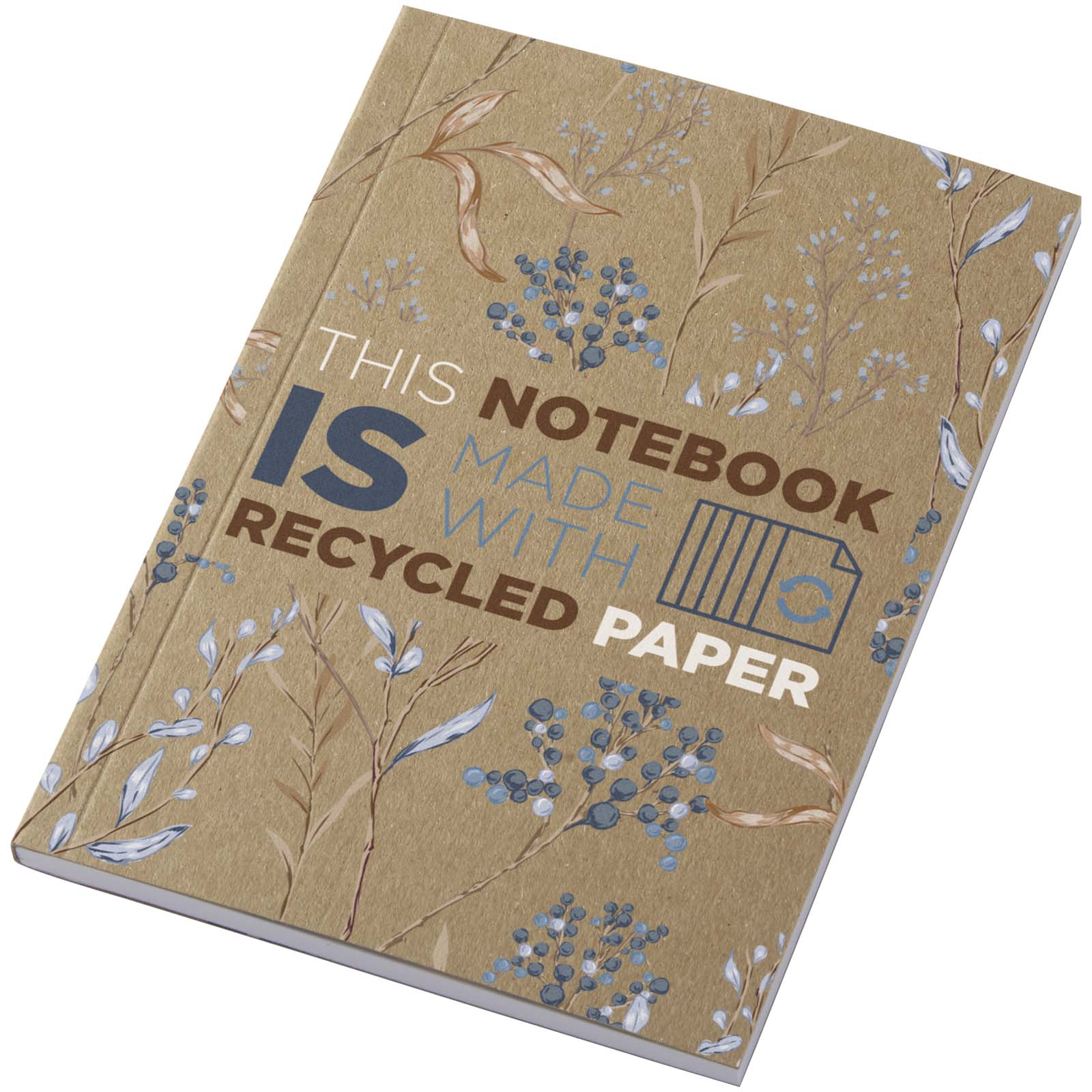 Cuaderno EcoEscritura A6 de tapa blanda reciclada - 50 hojas - Retamoso de la Jara