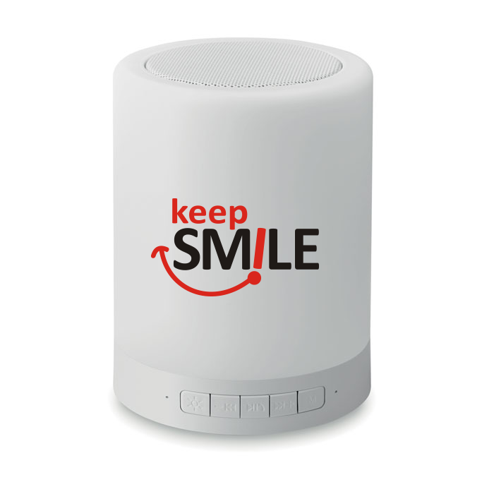 Altavoz bluetooth personalizado con 6 colores ajustables - Calceta - Cabrera de Mar