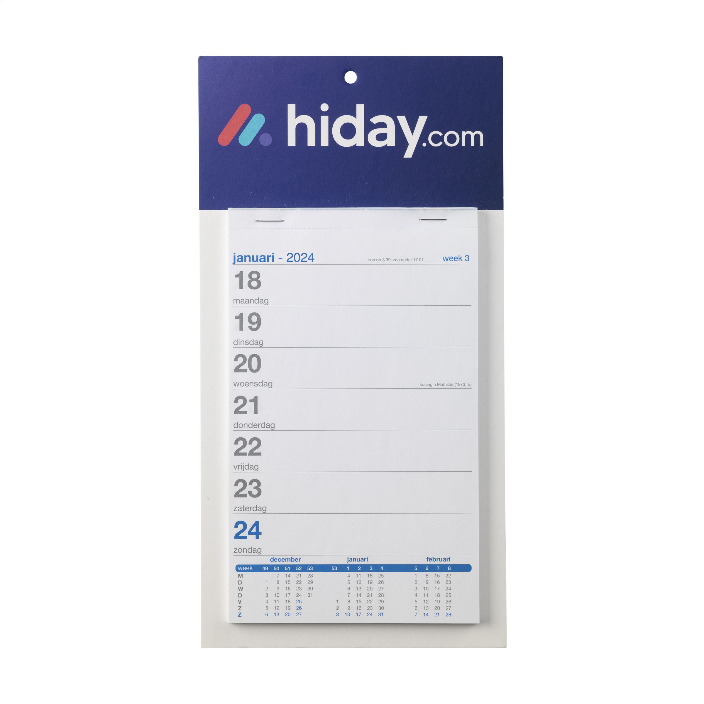 Calendario semanal por bloques Popular