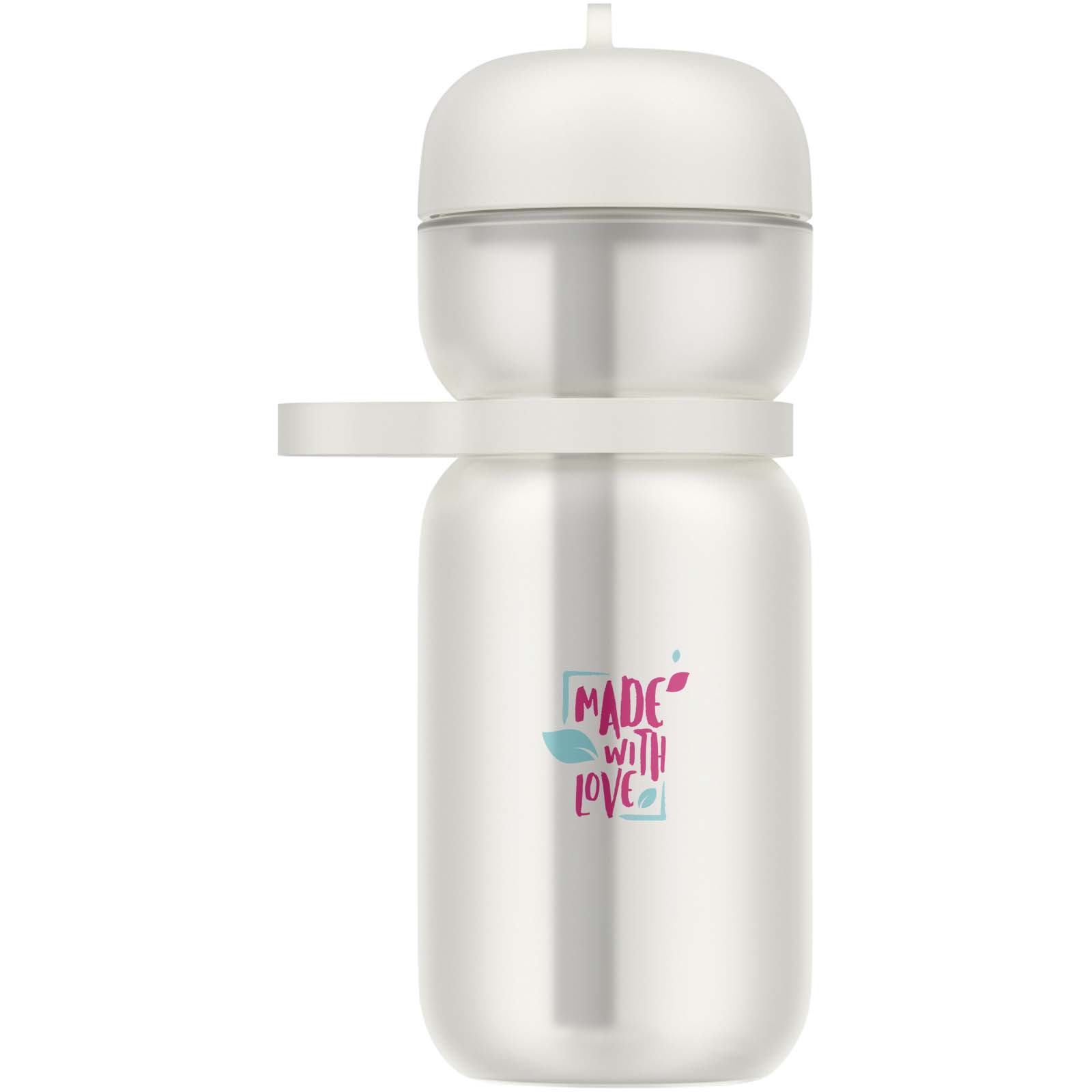 Botella deportiva Agua Ágil de 600 ml con tapa abatible - Kripan