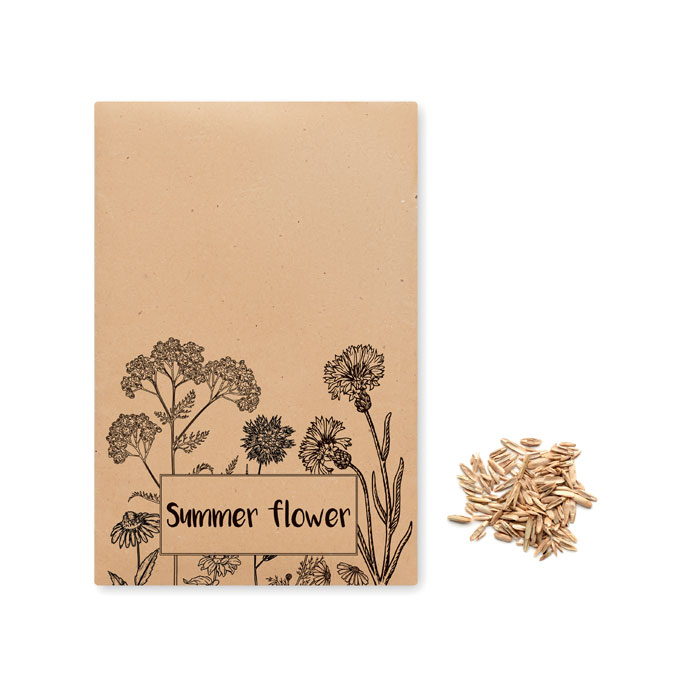 Semillas Mixtas de Flores de Verano en Sobre de Kraft - Atea