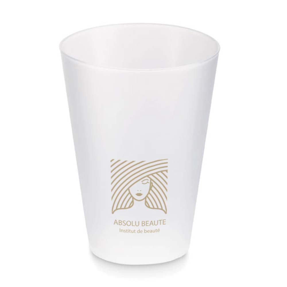 Vaso Reutilizable Escarchado para Festivales 300ml - Barberà del Vallès