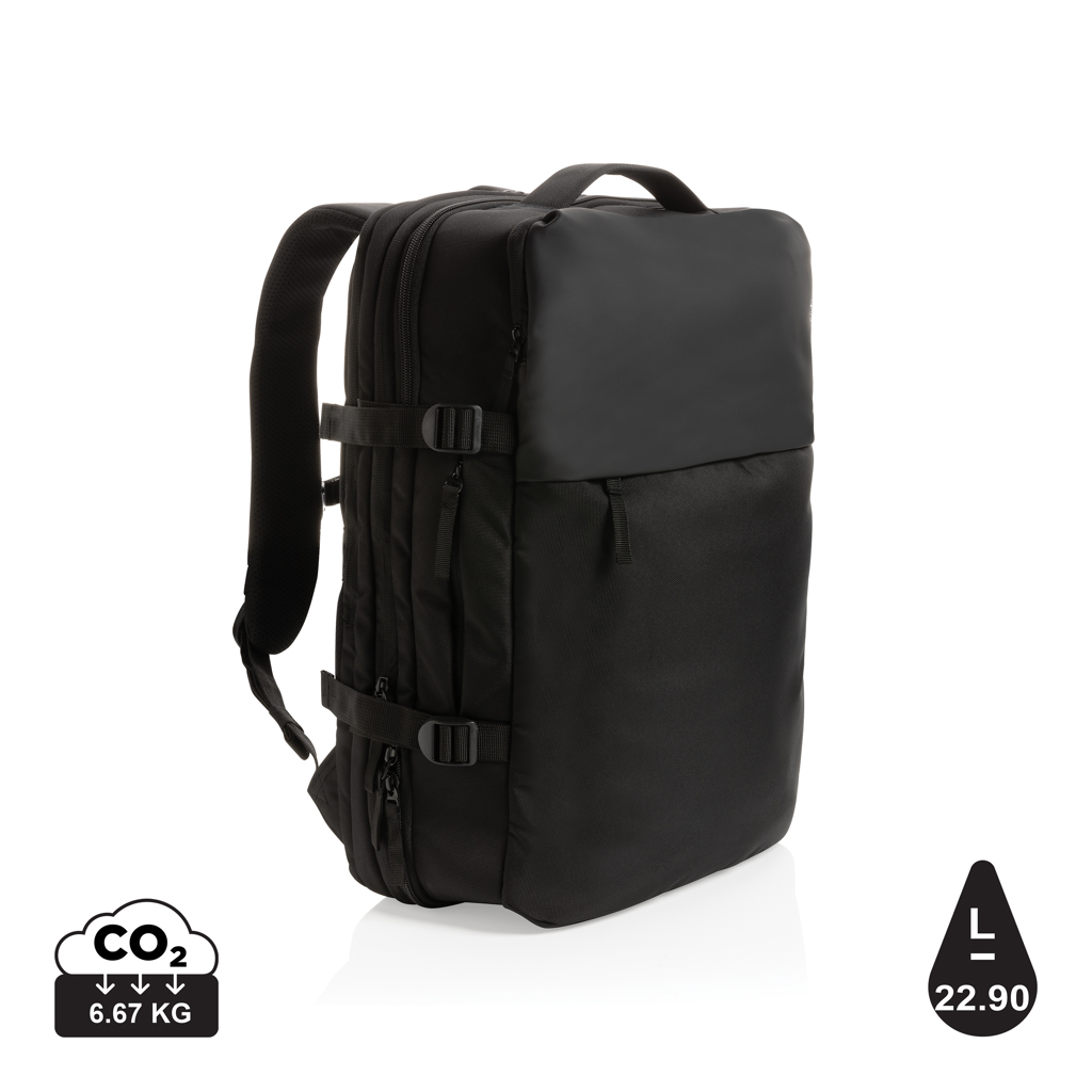 Mochila de Fin de Semana Expansible Swiss Peak AWARE ™ RPET de 15.6' - Upper Basildon - Torres