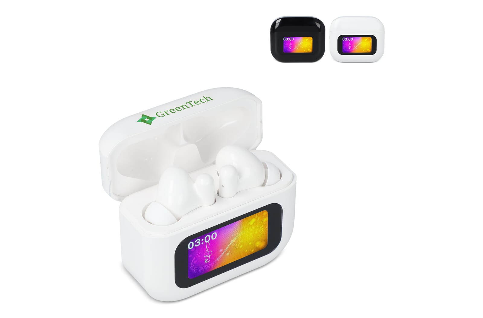 Auriculares Inalámbricos con Cancelación de Ruido y Pantalla Táctil LCD - Sigüés