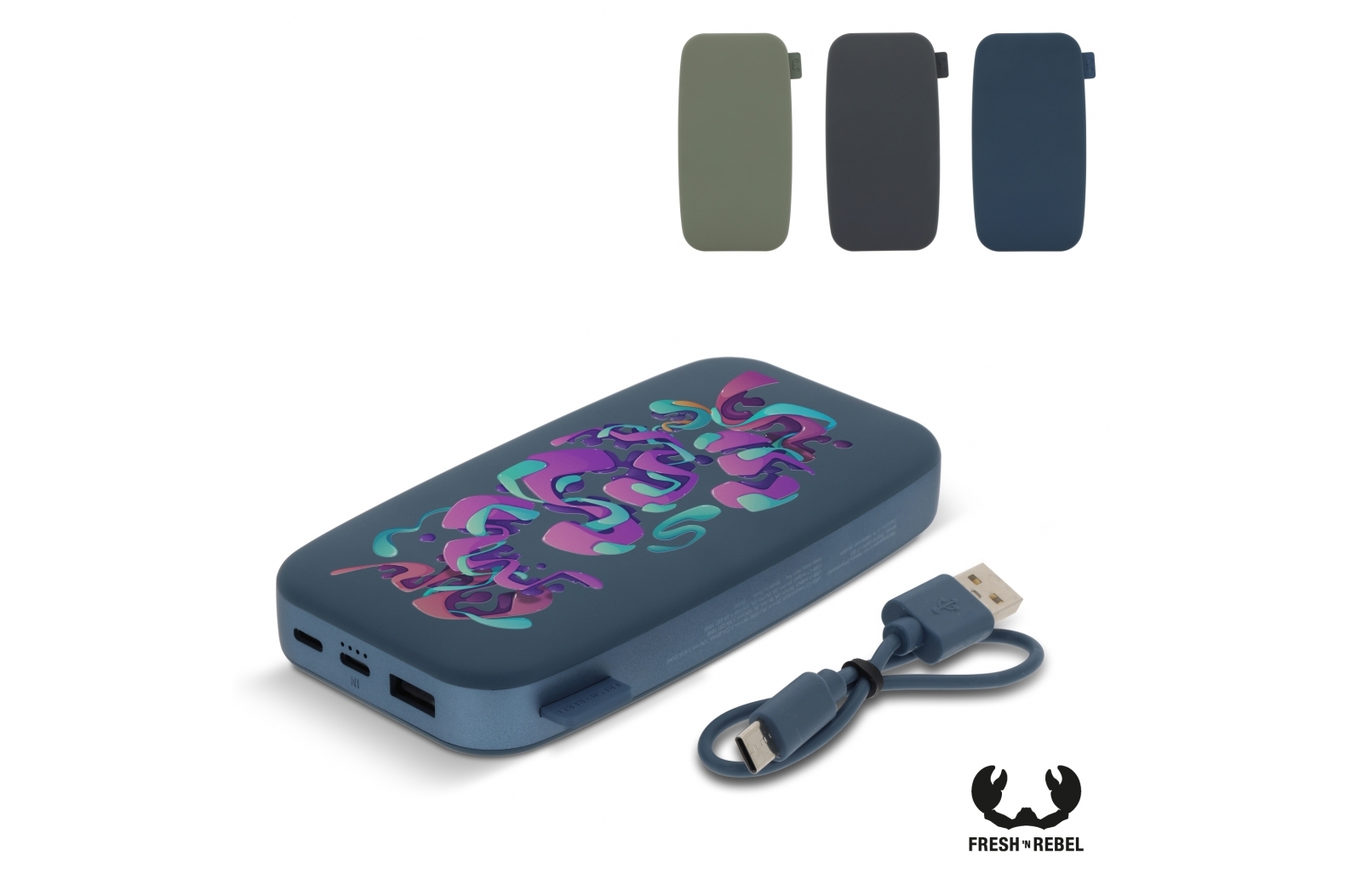 2PB18100 | Batería externa Fresh 'n Rebel 18,000mAh USB-C Ultra Fast Charging 20W