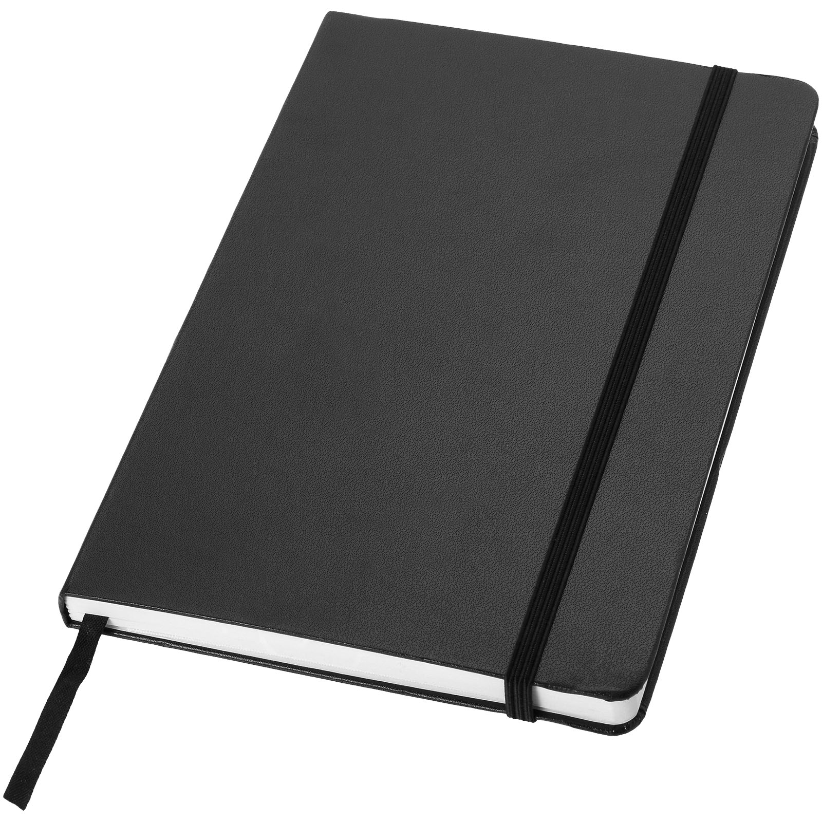 Cuaderno clásico de tapa dura con cierre elástico y bolsillo expandible - Monóvar