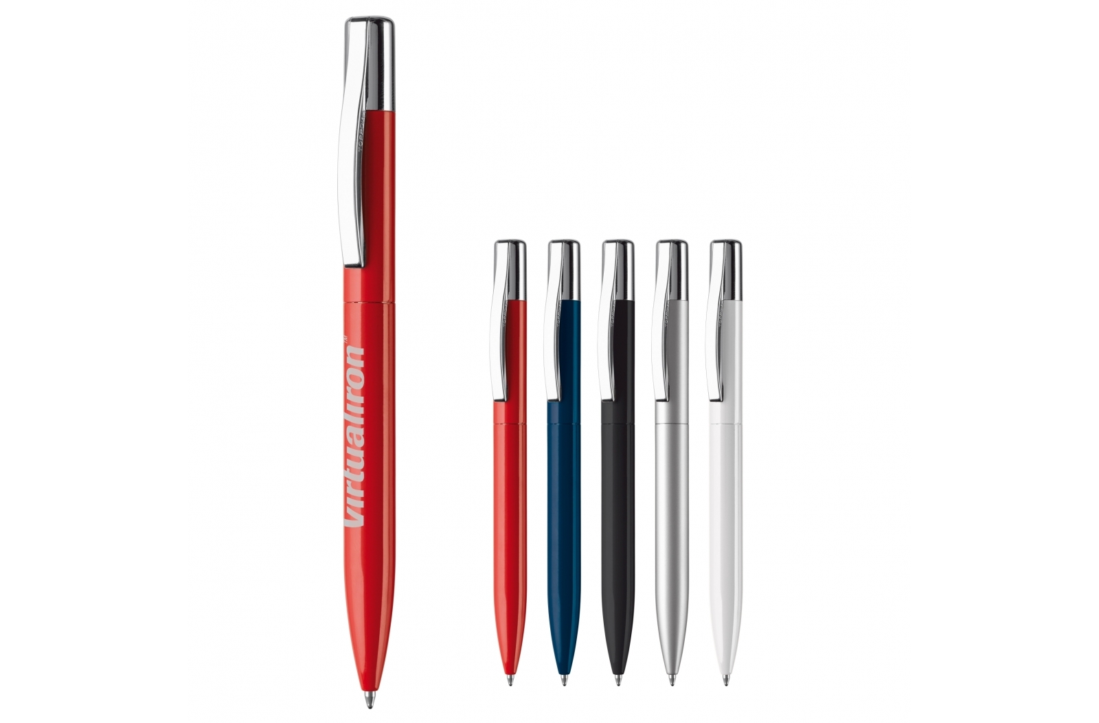 Bolígrafo de Metal Waveclip con Punta de Bola - Ashby-de-la-Zouch - Ames