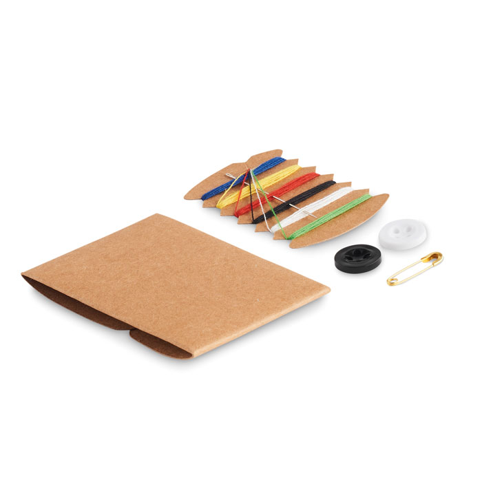 Kit de Costura de Viaje en Caja de Papel Kraft - Ripollet
