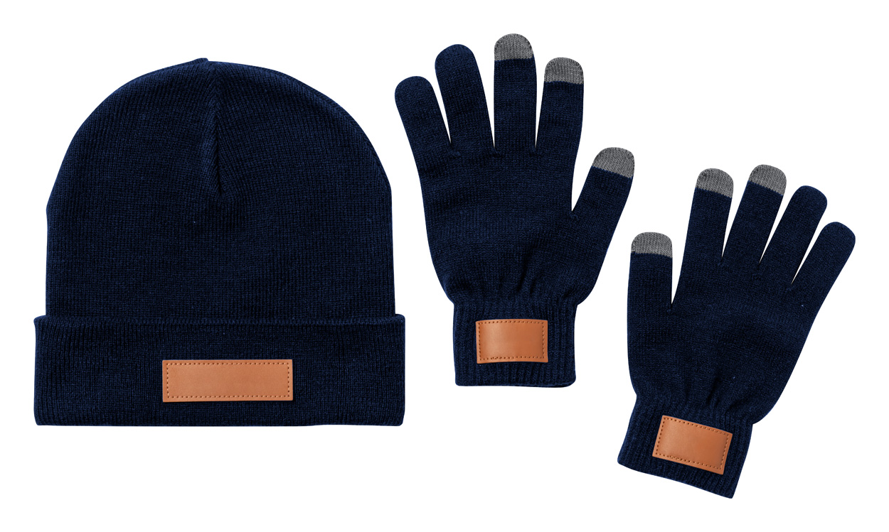 Conjunto de gorro y guantes táctiles Invierno - Albeta