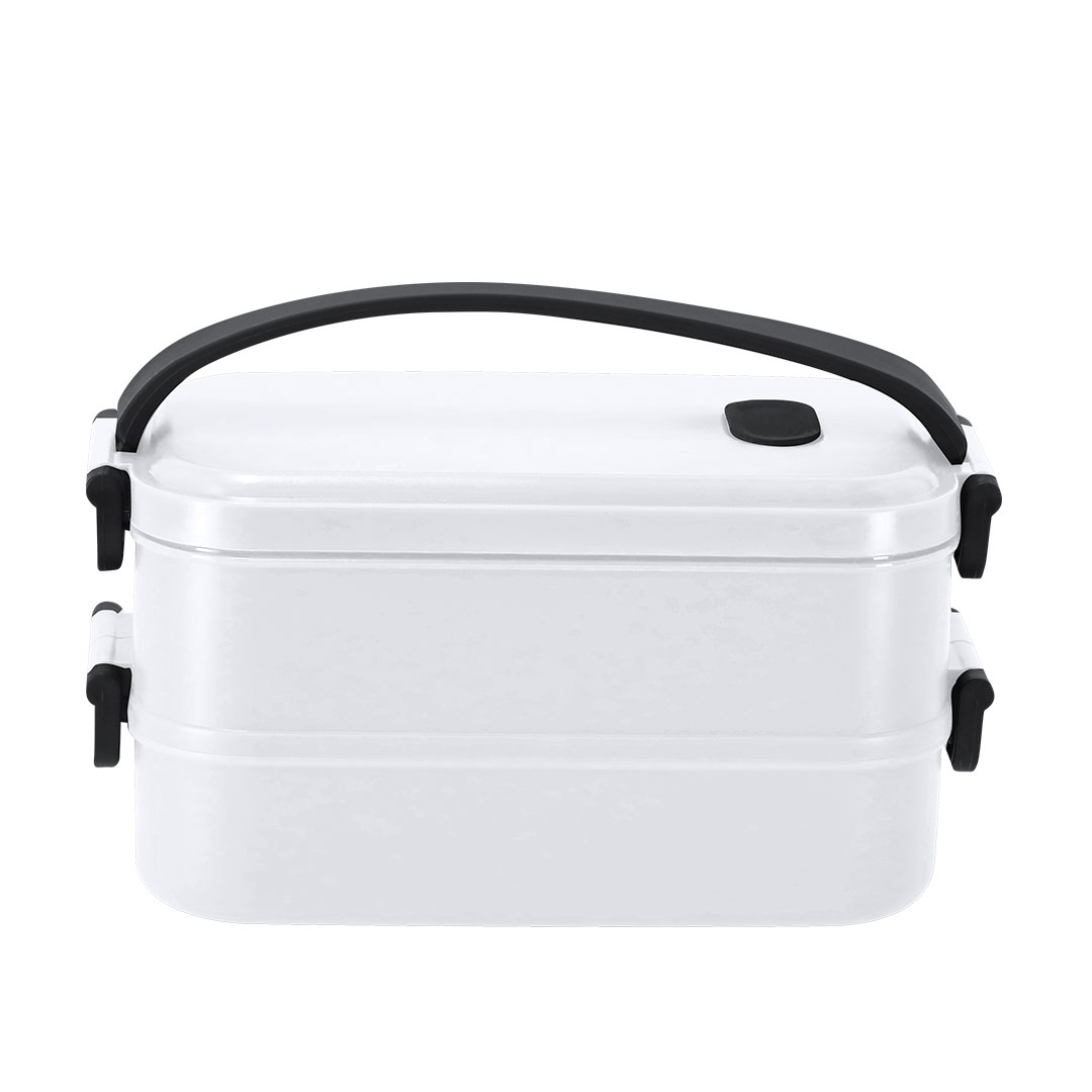 Caja de Almuerzo Reciclada - Nueno impreso con logotipo