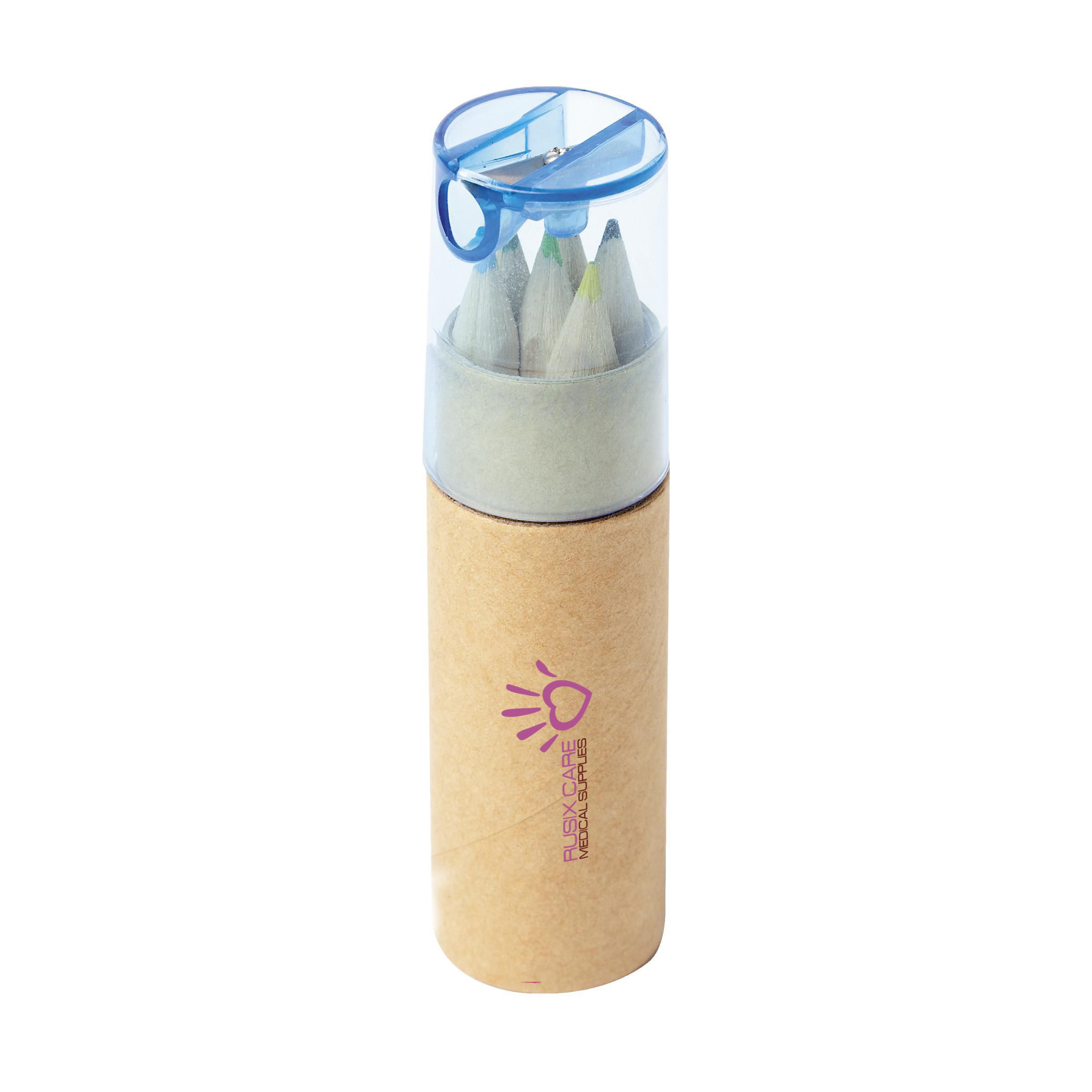 Lápices Arcoíris - Rubió impreso con logotipo