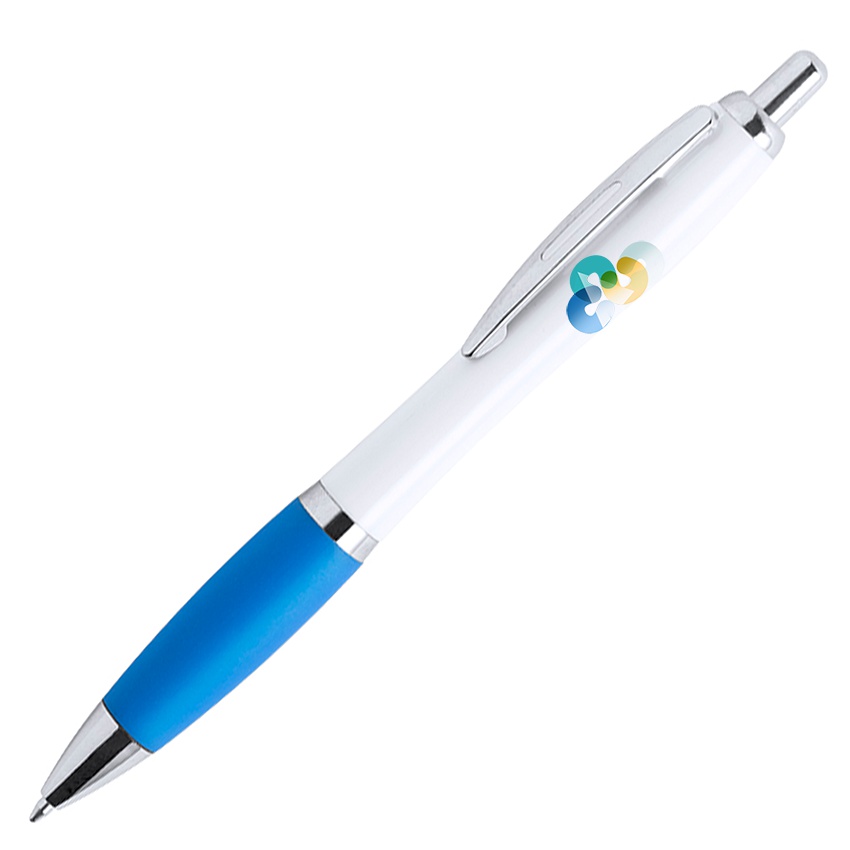Bolígrafo de Diseño Bicolor con Tinta Azul - Layos