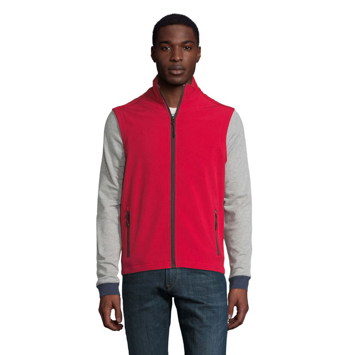 Chaleco Softshell para Hombre Rápido - Martos impreso con logotipo
