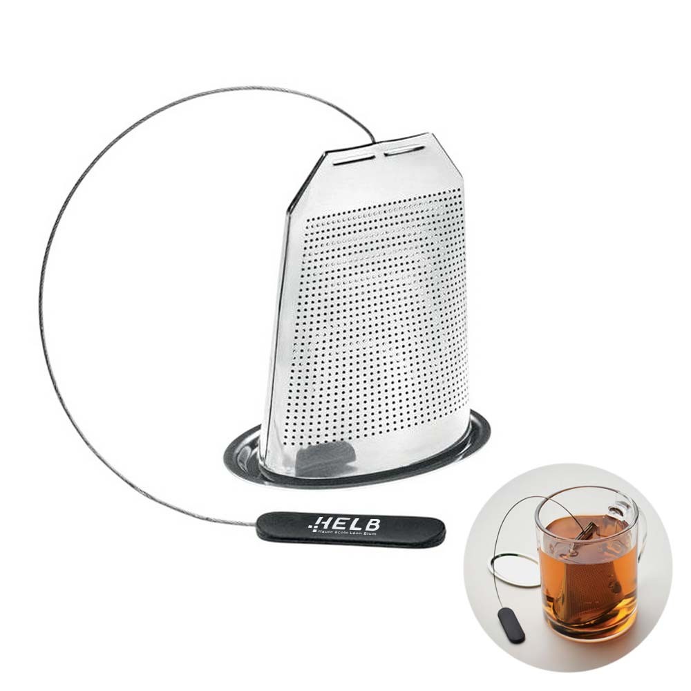 Infusor de té metálico elegante - Salillas impreso con logotipo