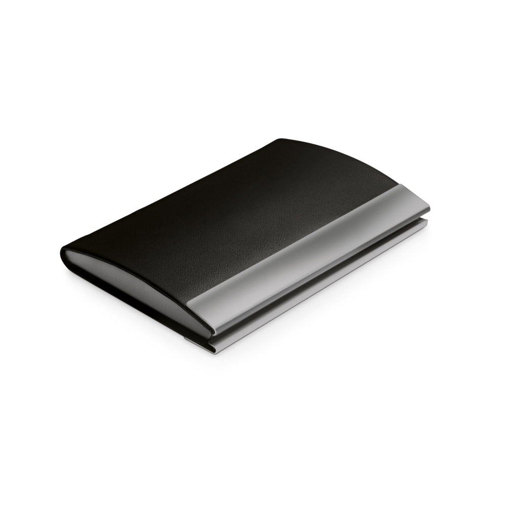 Portatarjetas de Negocios de Metal y PU con Espejo - Flowton - Sopeira