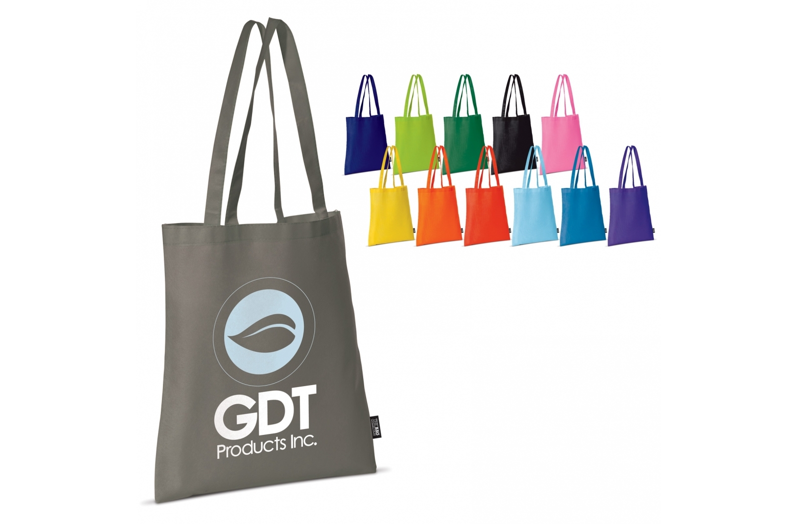 Bolsa de transporte de color con asa larga no tejida - Alfamén