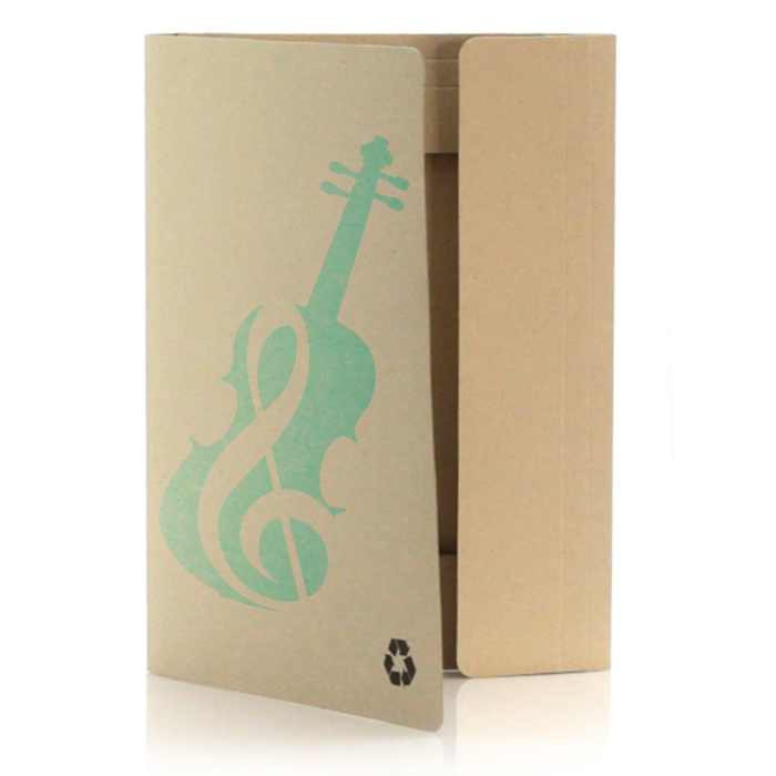 Carpeta Ecológica de Cartón de Alta Capacidad con Cierre Elástico y Sistema de Triple Plegado - Mérida