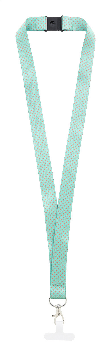 Soporte de Móvil y Lanyard Seguro RPET Personalizado - Cárdenas