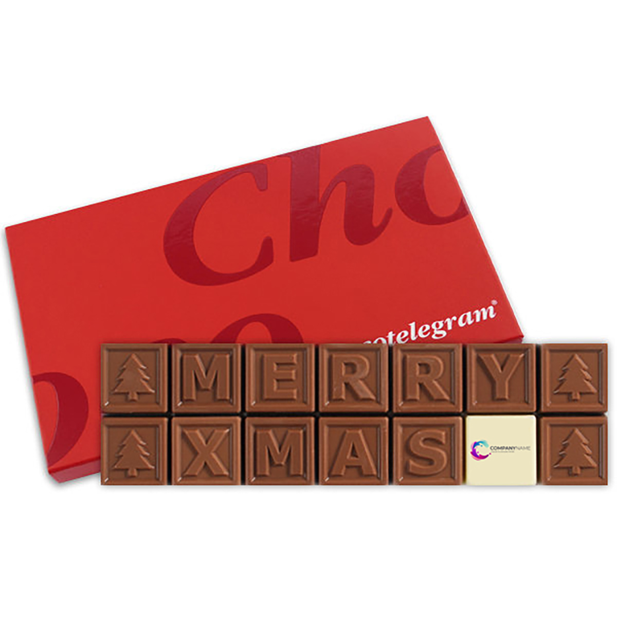 Tarjeta de Chocolate Feliz Navidad - Luciana
