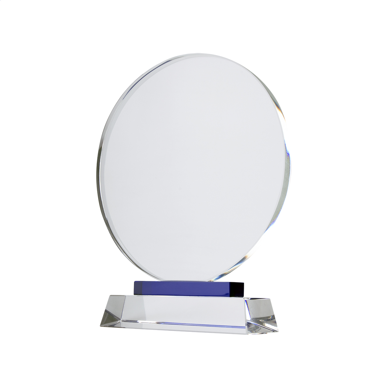 Trofeo de Cristal Magistral - Tolox impreso con logotipo