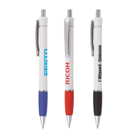 Bolígrafo MIKKON con Clip de Metal - Cinco Olivas