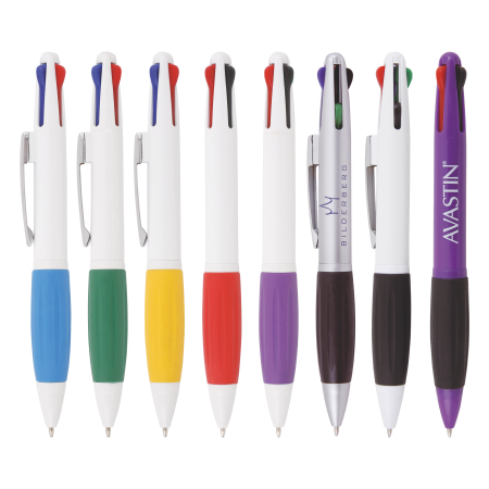 Bolígrafo de plástico de 4 colores PAXI - Walton-on-Thames - Used