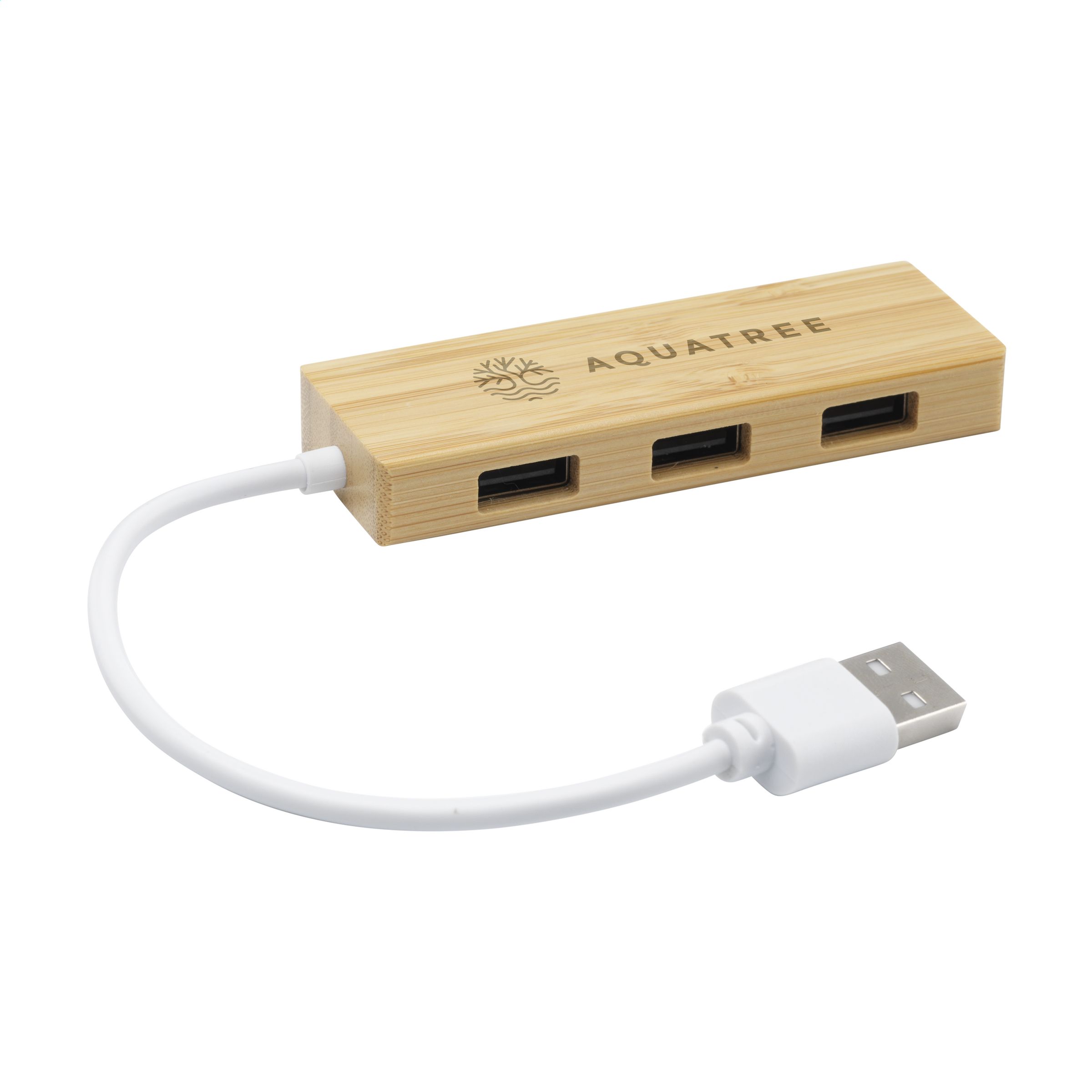 Hub USB de Bambú - Chalfont St Peter - Esplús