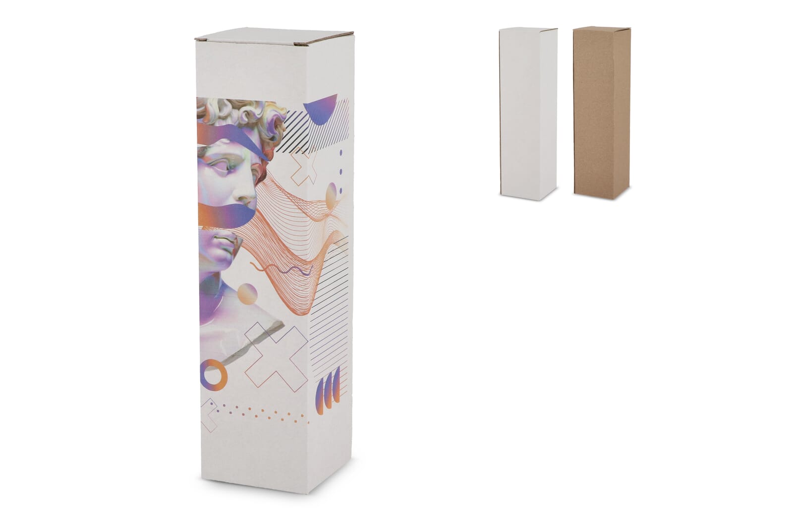 Caja de regalo personalizada para botellas grandes - Mengíbar