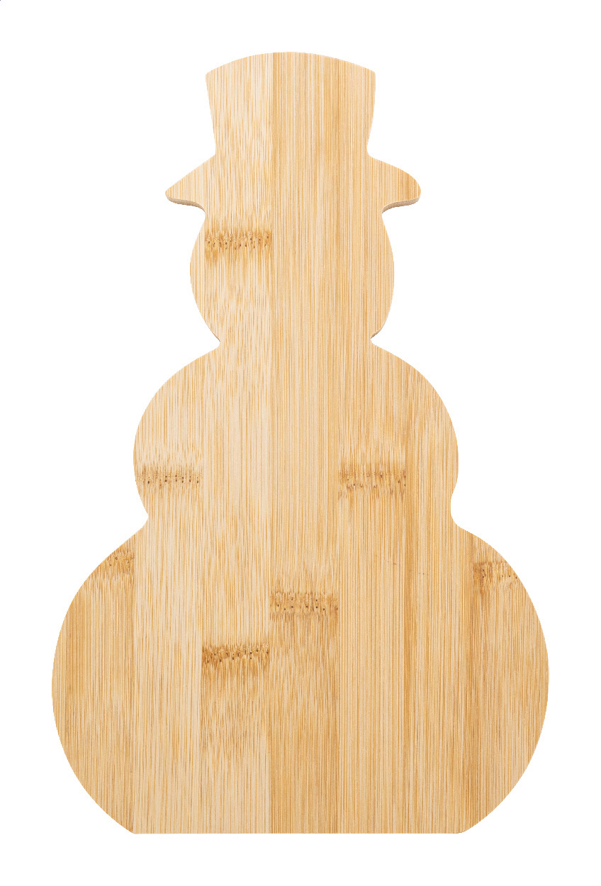 Tabla de cortar Navideña Muñeco de Nieve - Otero impreso con logotipo