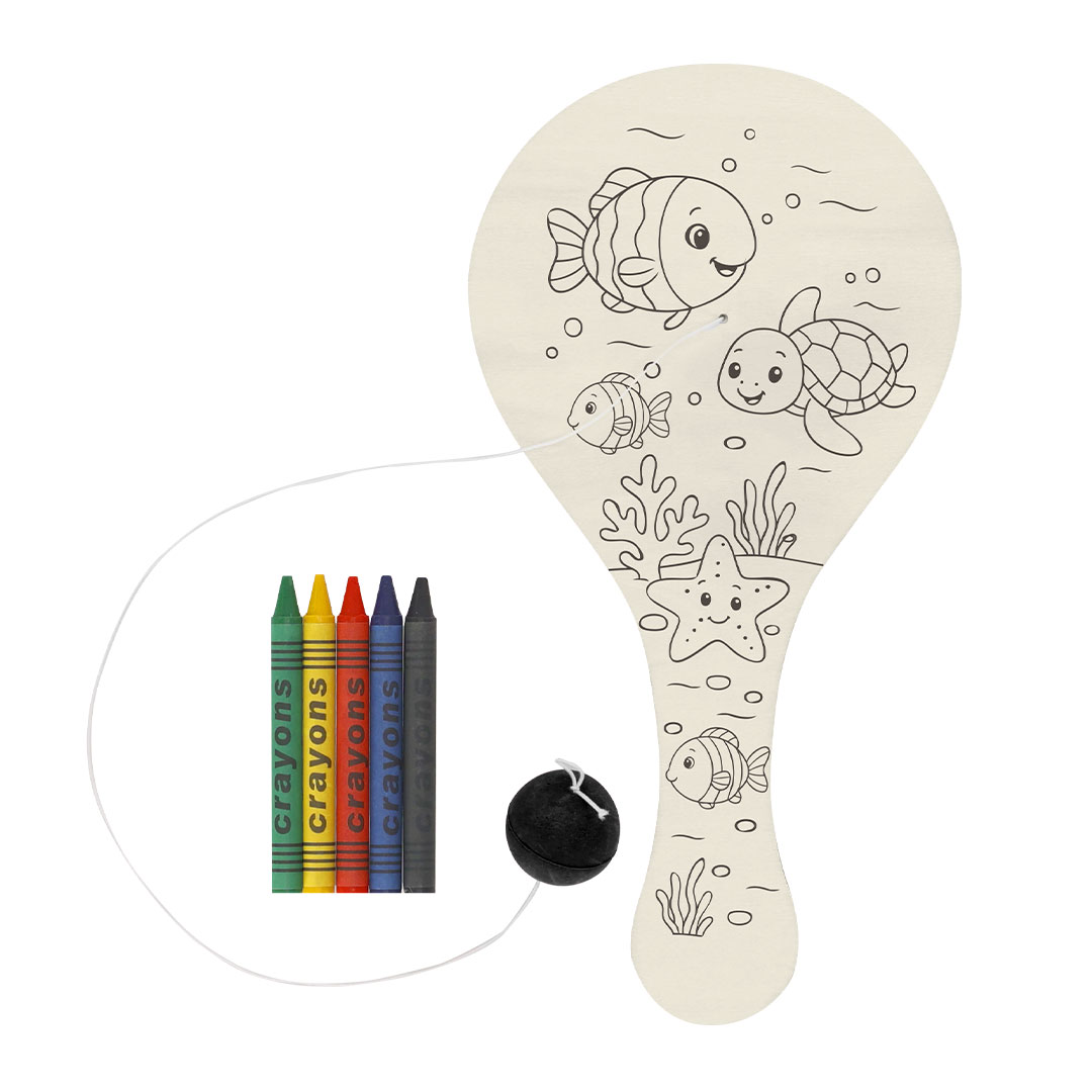 Raqueta Creativa de Madera - Robres