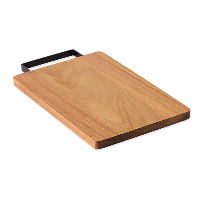 Tabla de cortar de acacia con asa