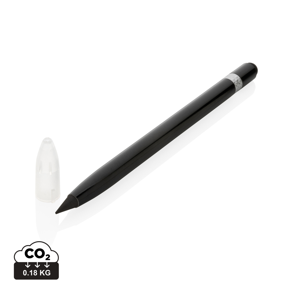 Bolígrafo de aluminio sin tinta con borrador - Navàs
