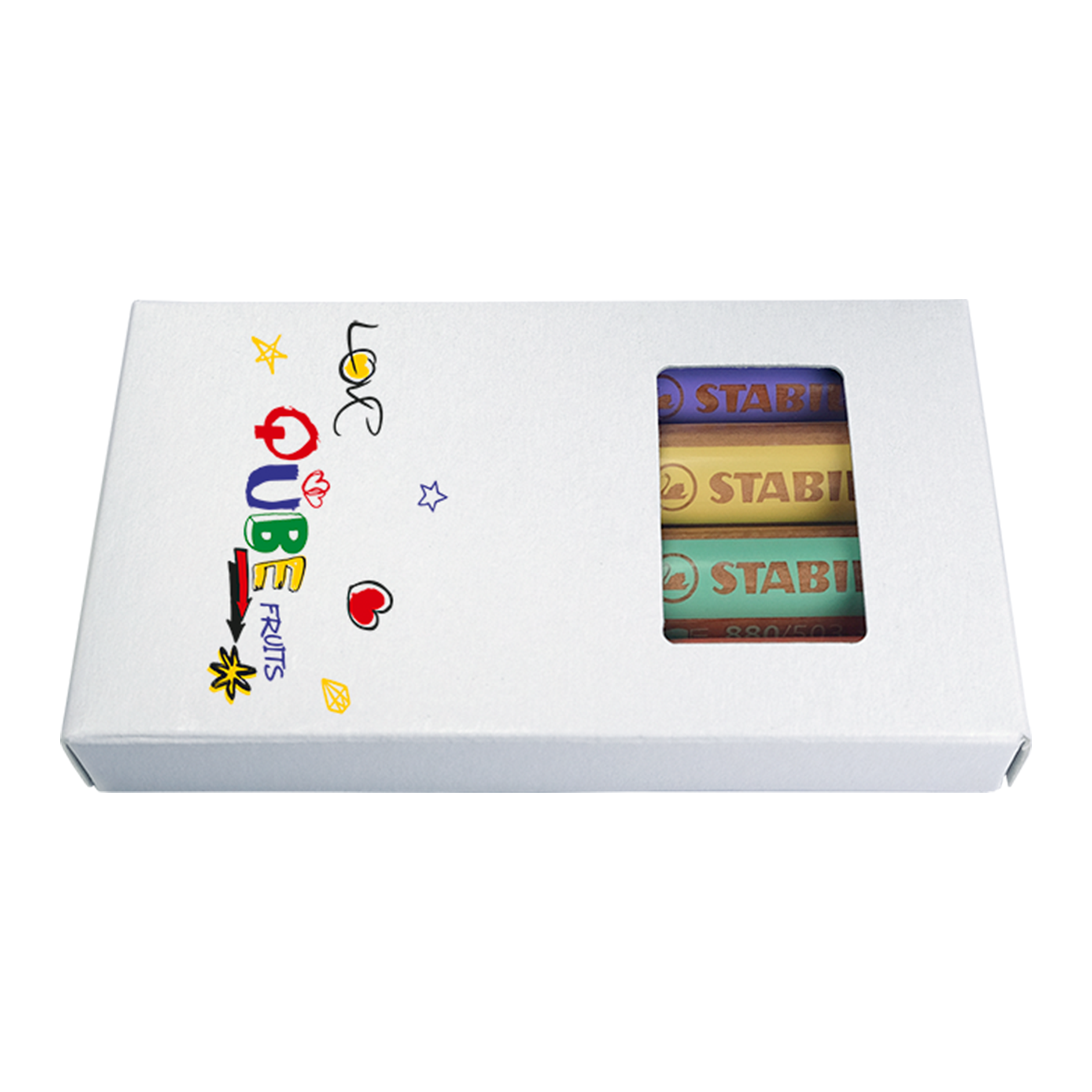 Paquete Lápiz Versátil 4 en Estuche de Cartón Stabilo Boss® - Muro en Cameros