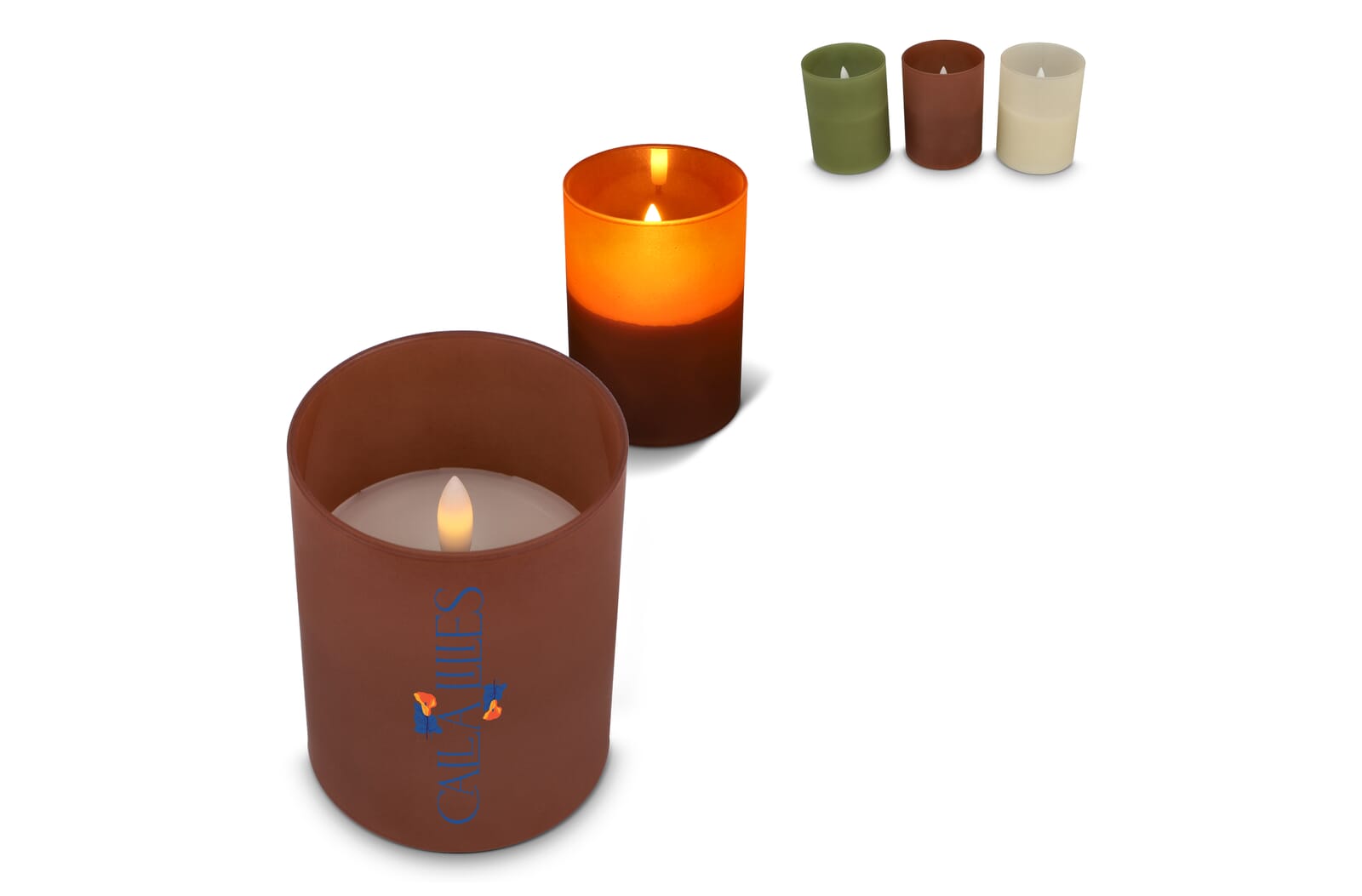 Vela LED Recargable de Vidrio Luz Serena - Villoslada de Cameros