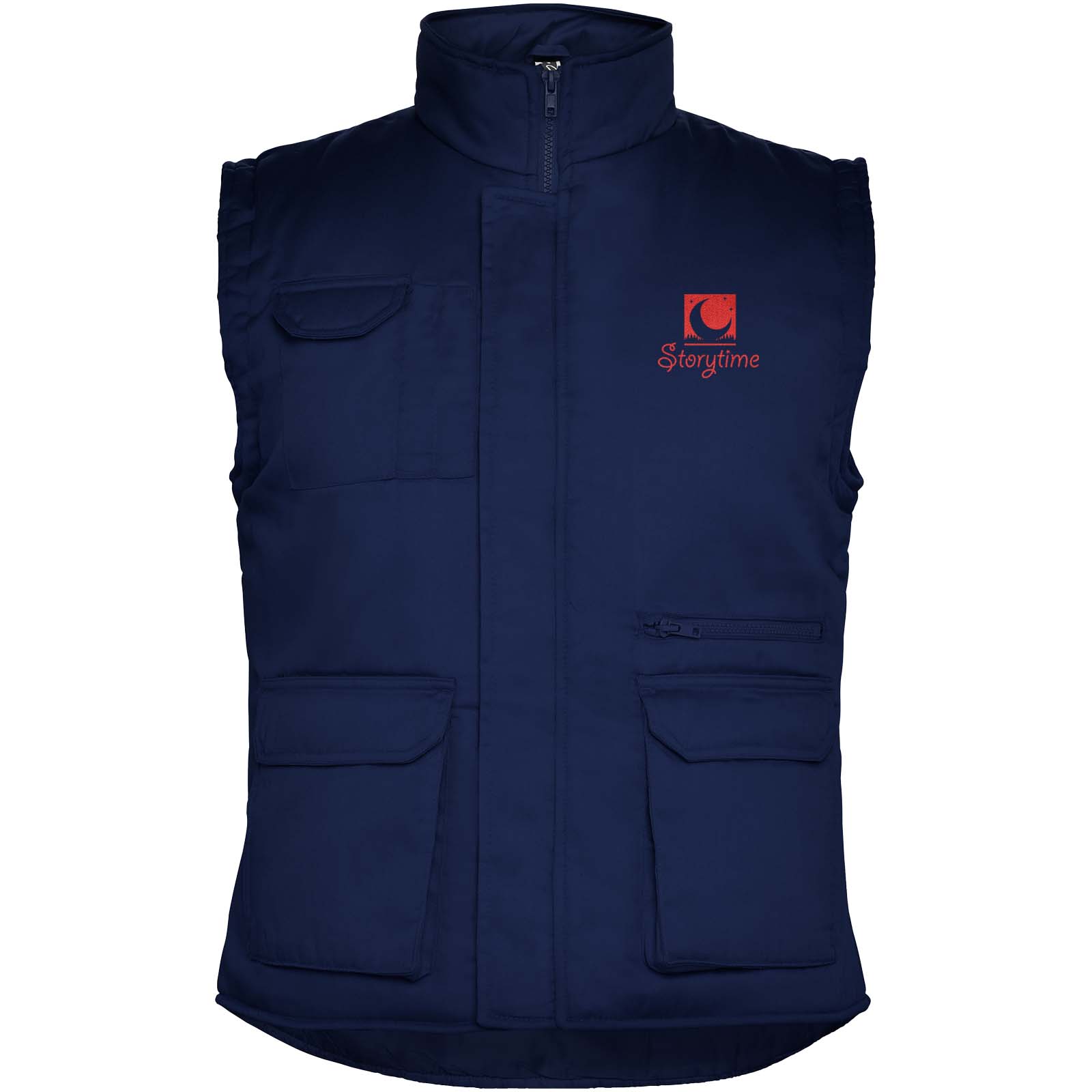 Chaleco de trabajo multifuncional Almanzor con cuello alto