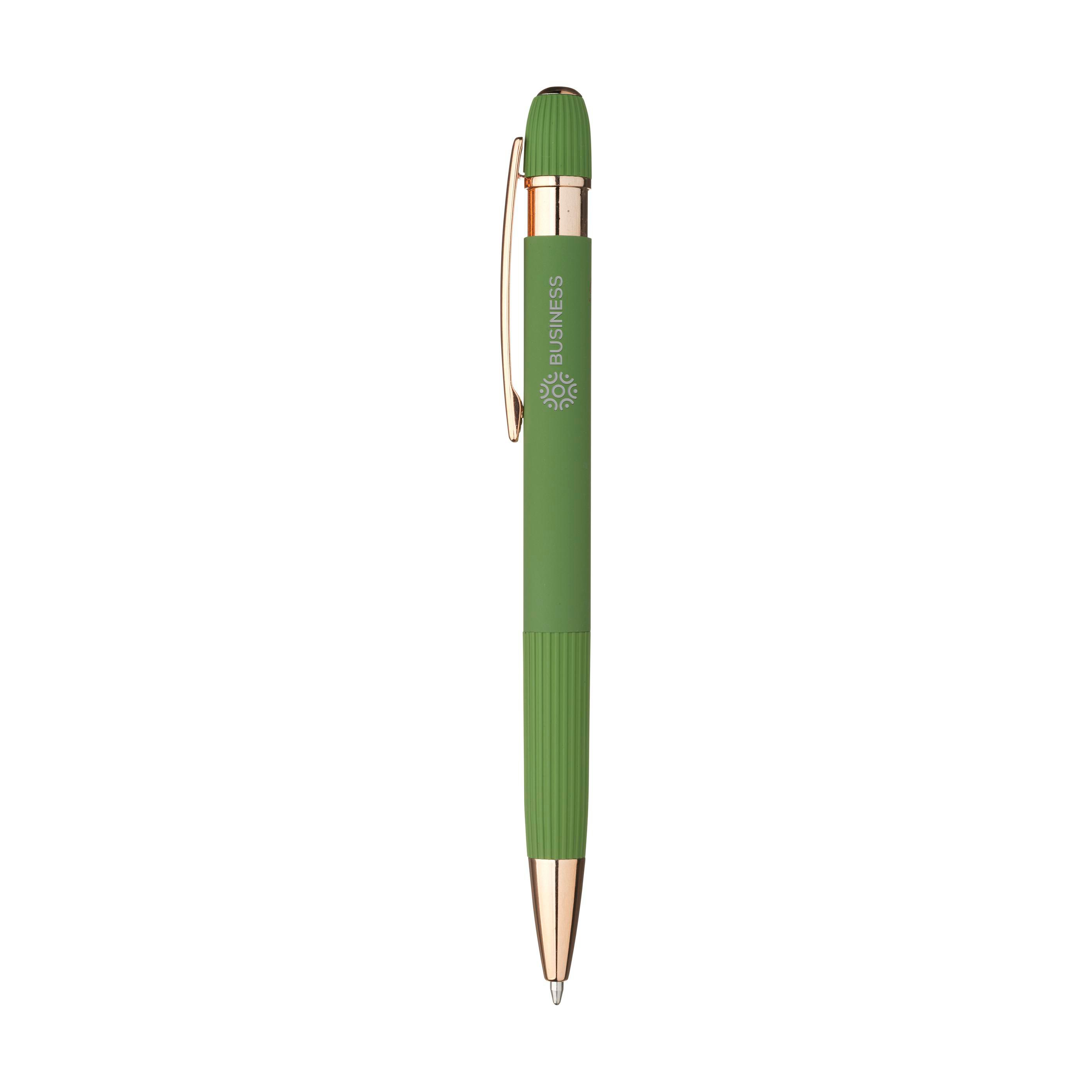 Pluma Suave de Aluminio Reciclado Elegante - Elvillar impreso con logotipo
