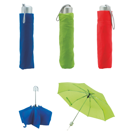 Paraguas con mango de PVC y varillaje metálico plegable - Cabañas de la Sagra