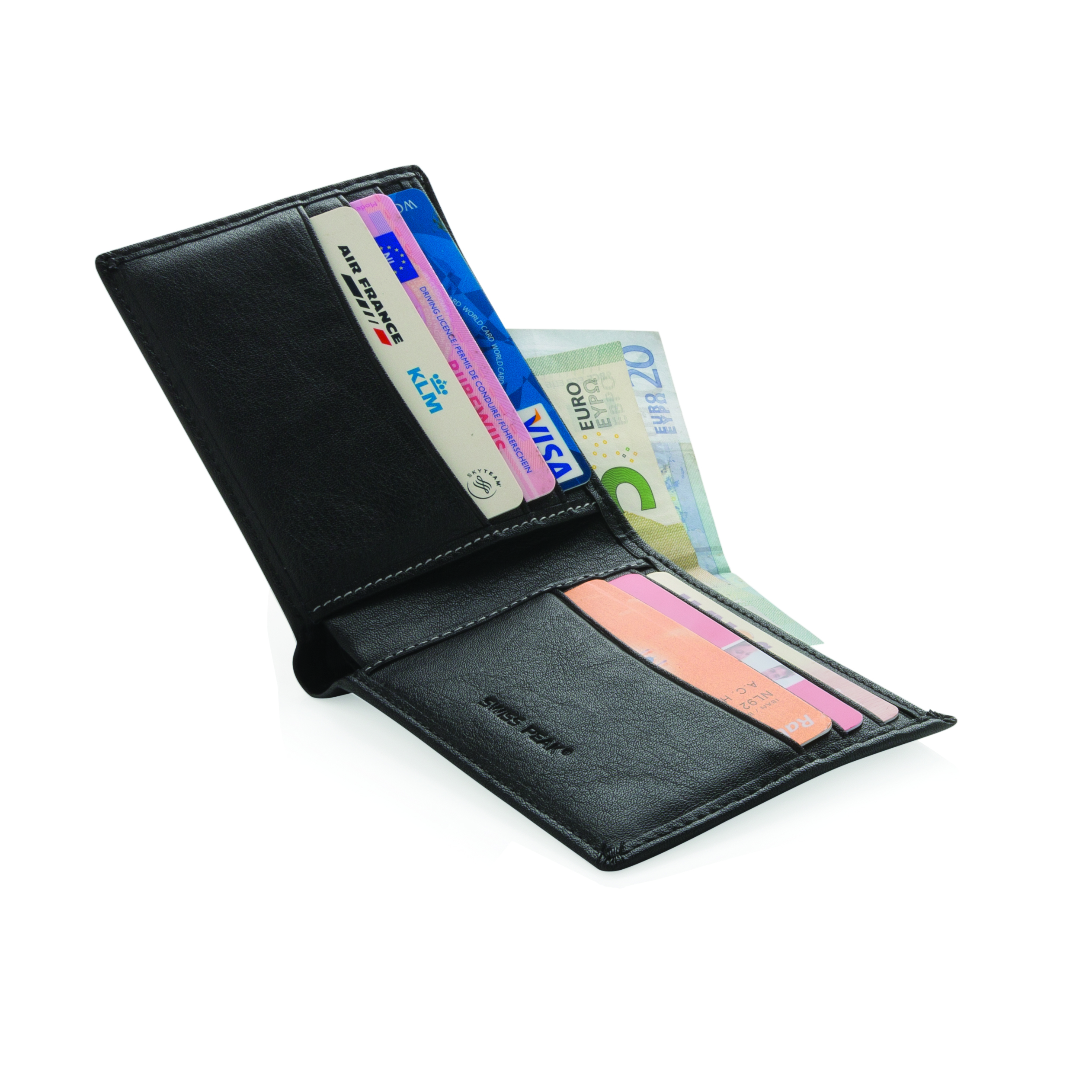 Billetera Bi-fold Premium de cuero PU con Protección Anti-Skim - Lucena de Jalón