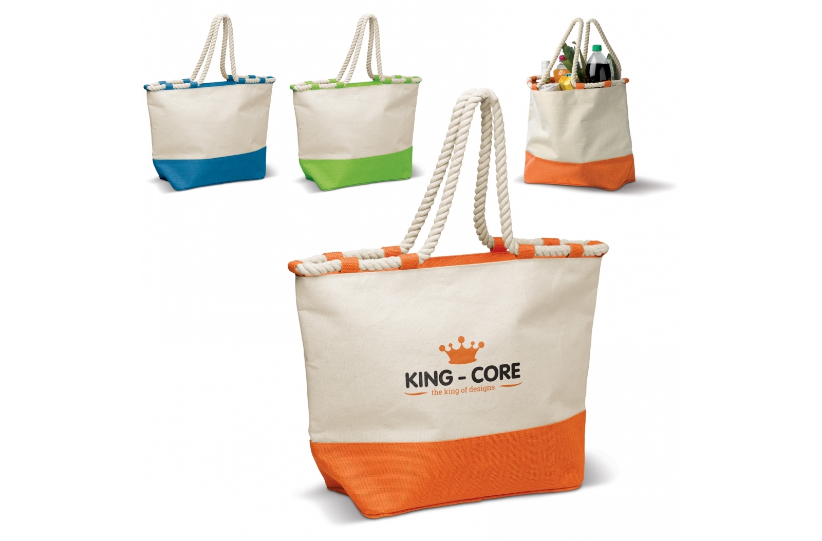 Bolso de lona multiusos elegante - Castejón de Monegros