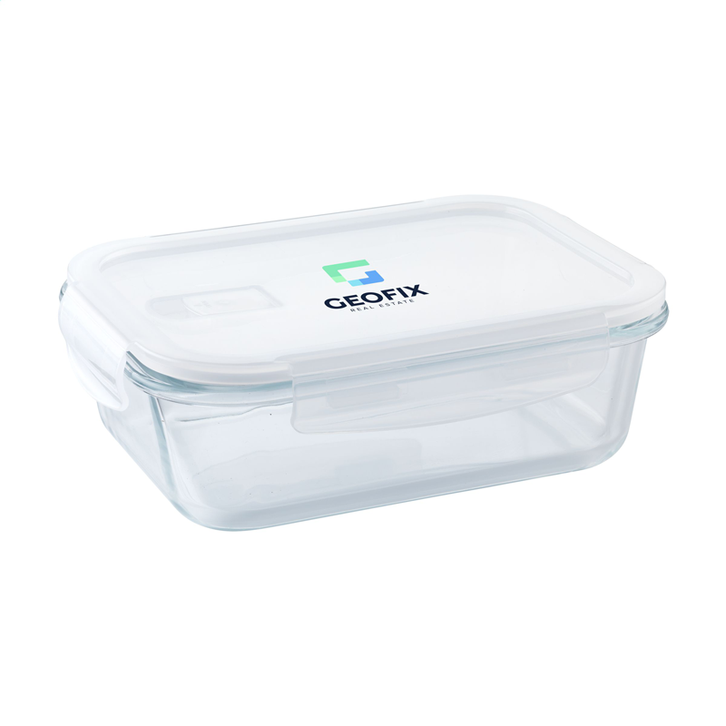 Caja de Almuerzo de Vidrio Borosilicato con Tapa de Plástico - El Borge