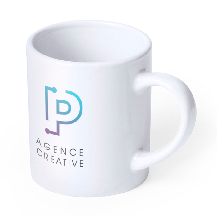 Taza de cerámica blanca para sublimación 250ml - Carriches