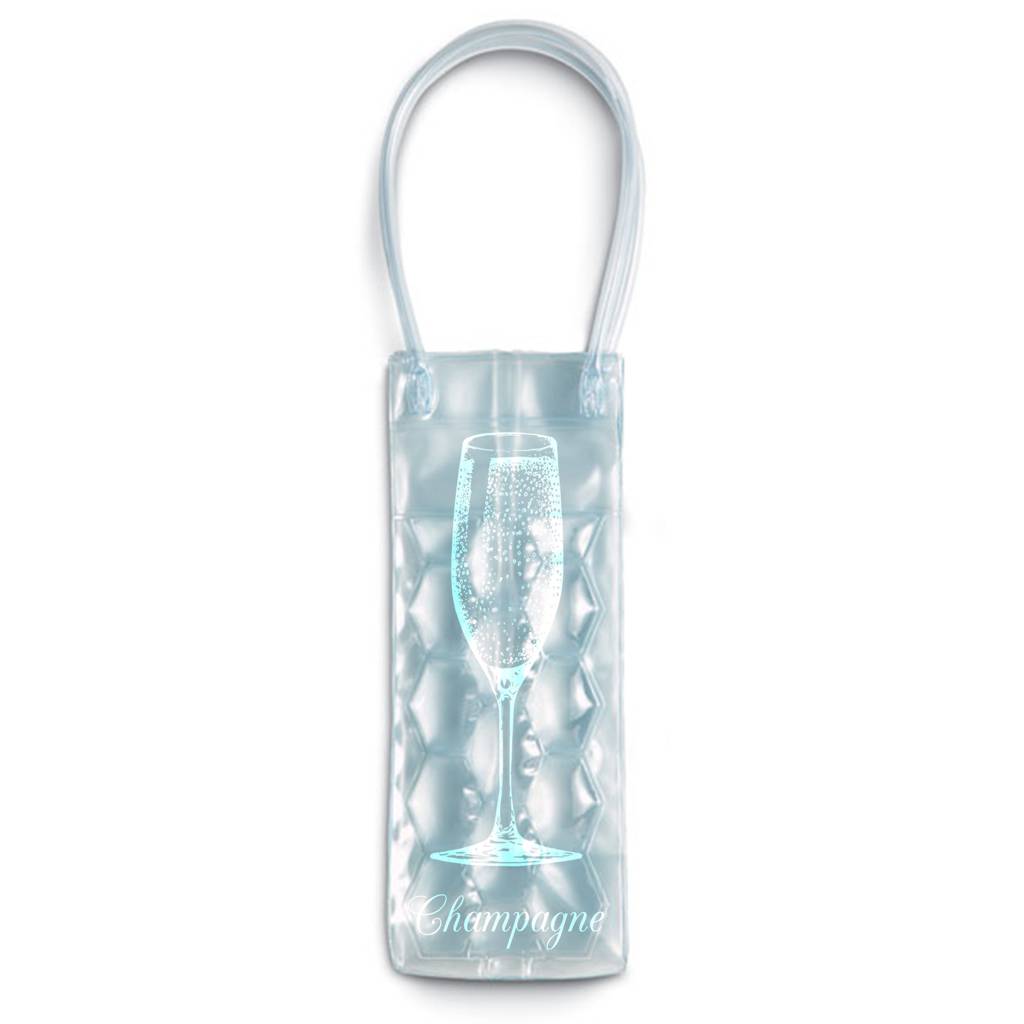 Bolsa enfriadora transparente de PVC para una sola botella - Lleida